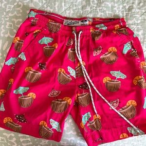 Huntington bathing suit! Small (30).. hot pink with cute coconut drinks!!